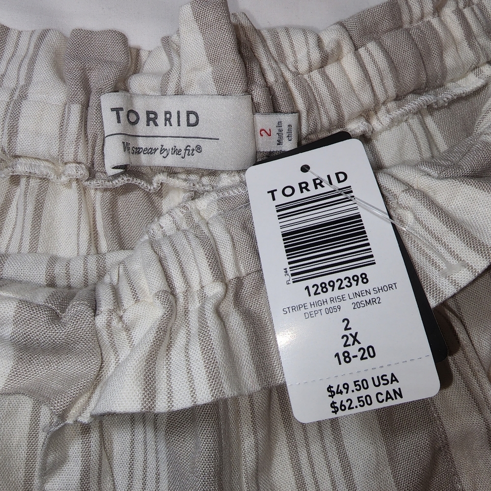 Torrid Linen Shorts